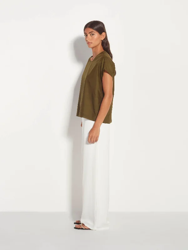 Mira Blouse (Cotton Silk) Caper