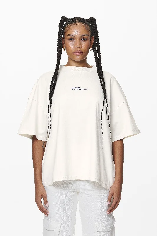 Navisk Heavy Oversized Tee Washed Salty Cream