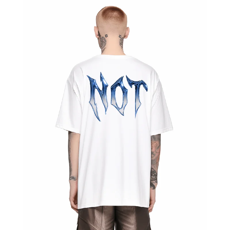 Superconscious NOT T-Shirt - White / Blue