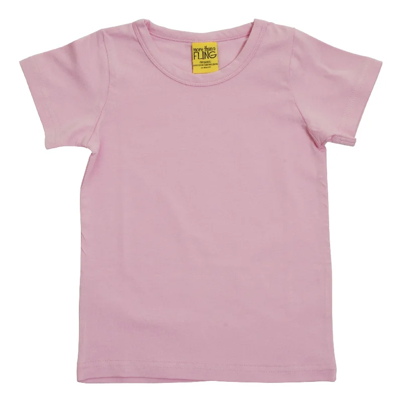 Orchid Pink Short Sleeve Shirt - 2 Left Size 6-8 & 8-10 years