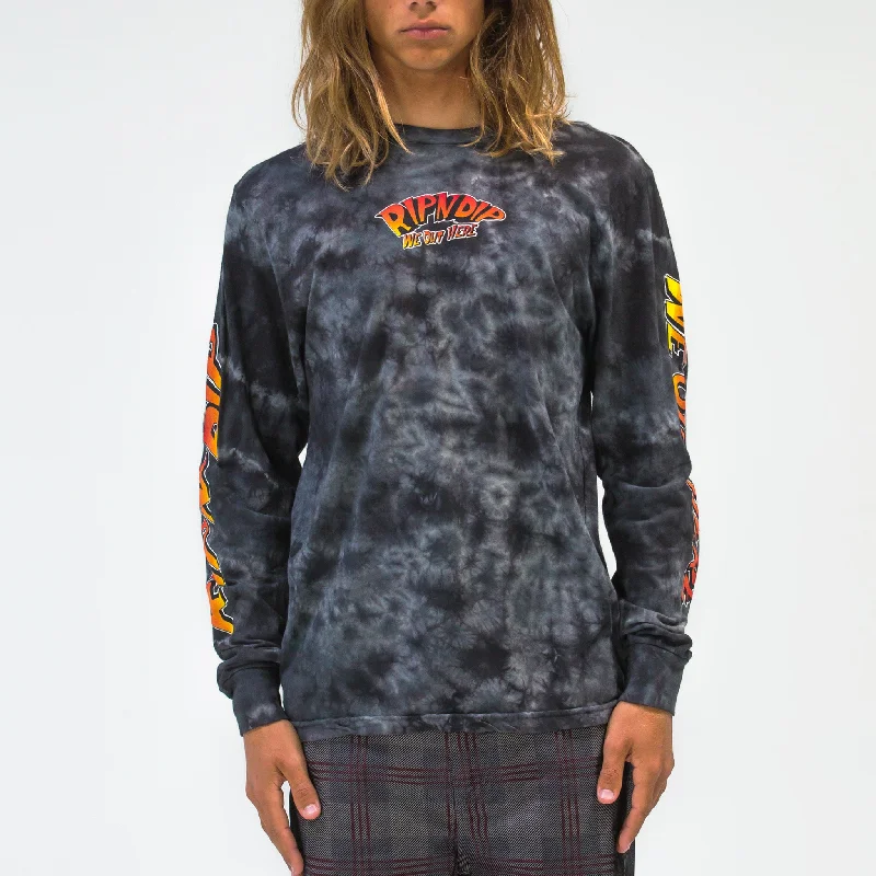 Out Of This World Long Sleeve (Black Lightning Wash)