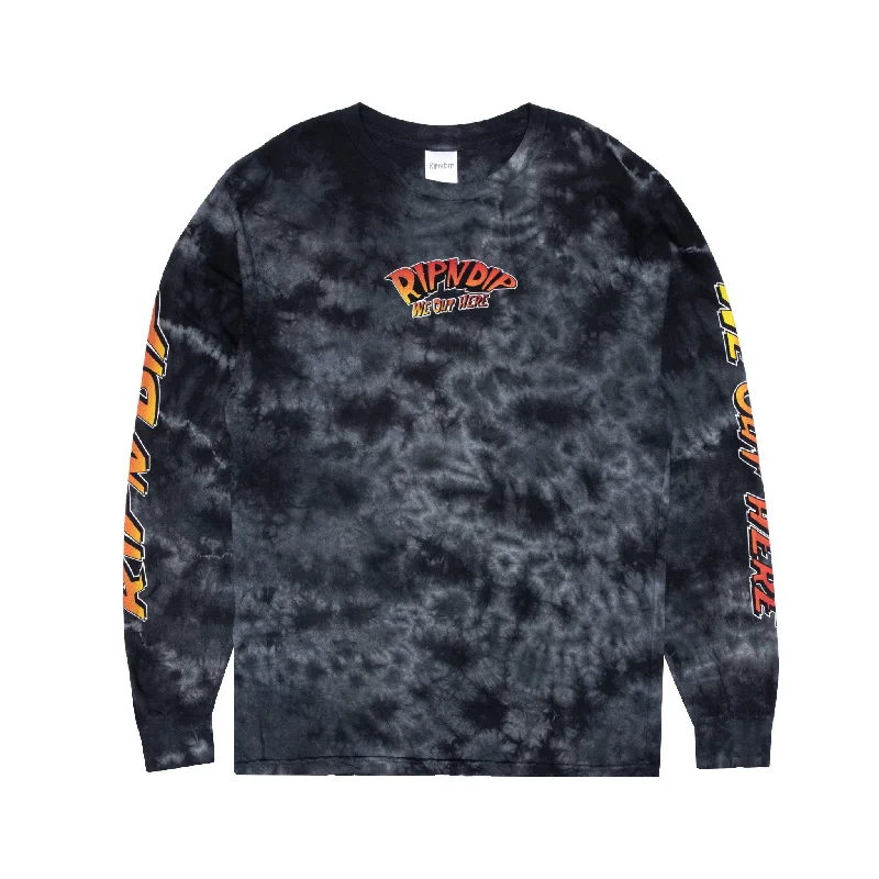 Out Of This World Long Sleeve (Black Lightning Wash)