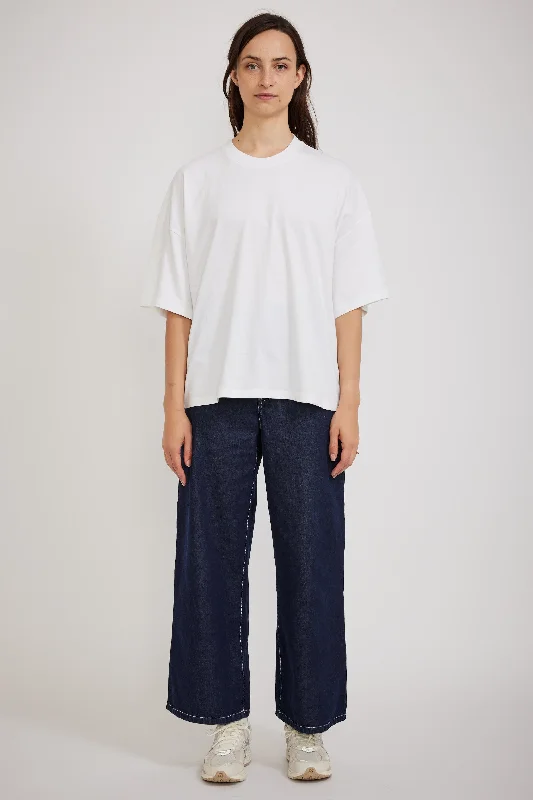 Oversized Boxy Tee White