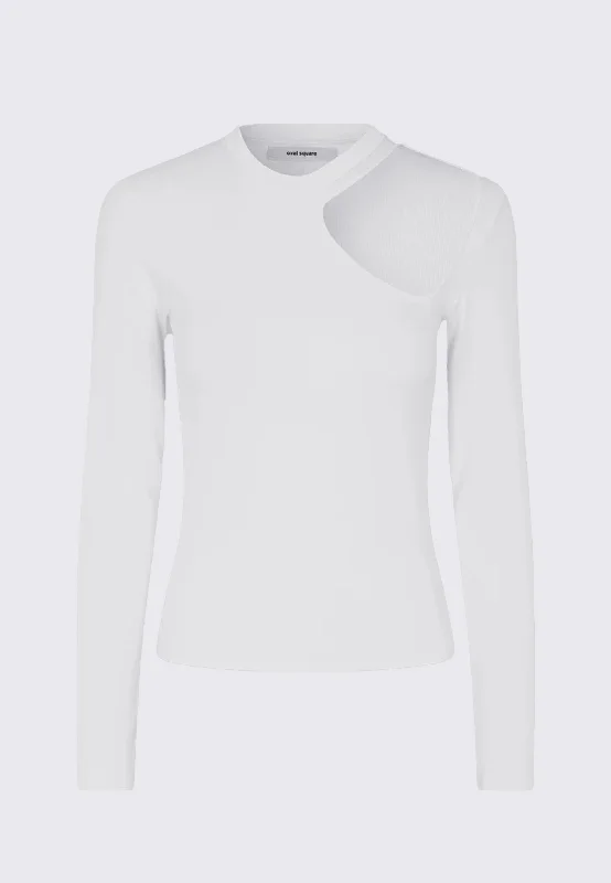 Party Cutout Blouse - White