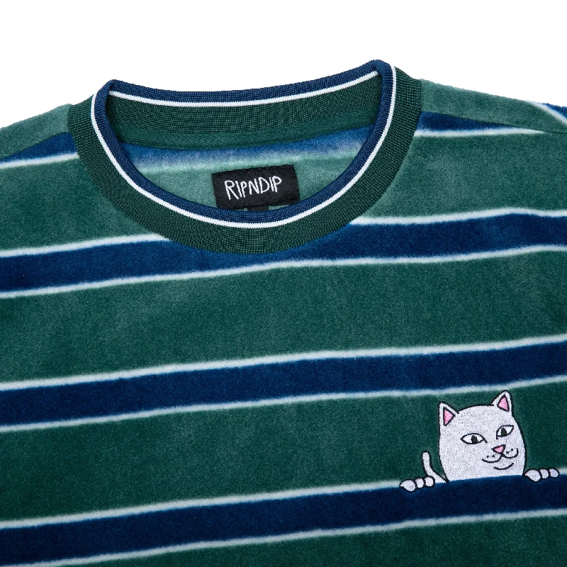 Peeking Nermal Polar Fleece Crewneck (Hunter / Navy)