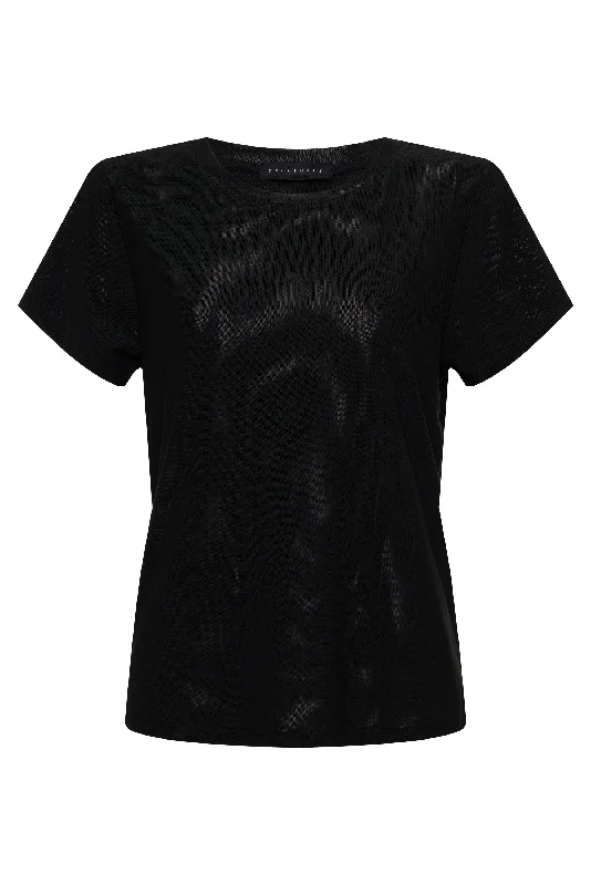 Perfect Mesh Tee Black