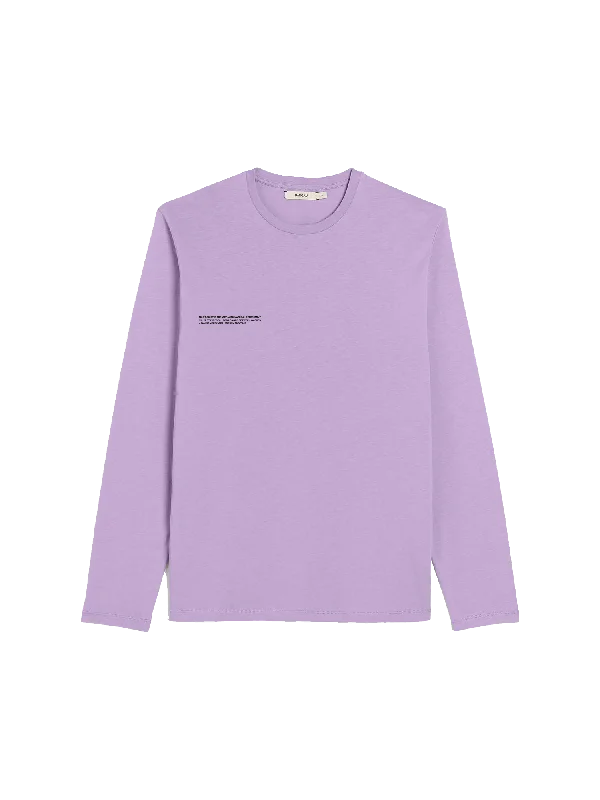 365 Midweight Long Sleeve T-shirt—Orchid Purple