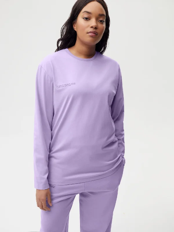 365 Midweight Long Sleeve T-shirt—Orchid Purple