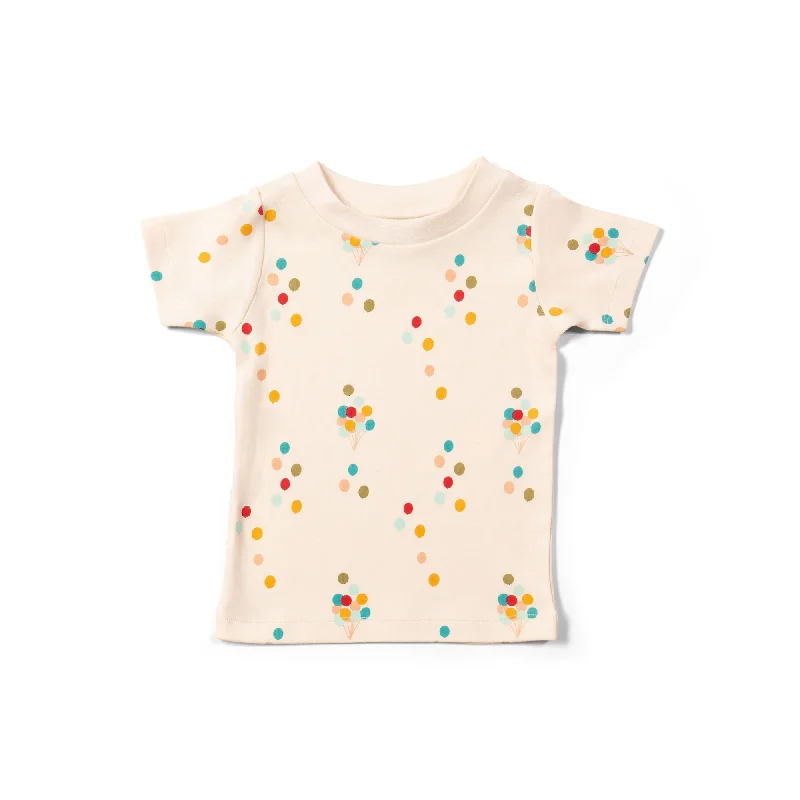 Rainbow Balloons Short Sleeve T-Shirt - 1 Left Size 2-3 years