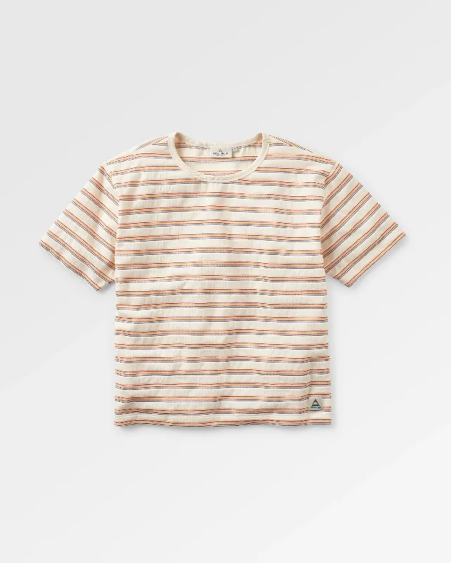 Retro Vibes Organic Cotton T-Shirt - Retro Stripe