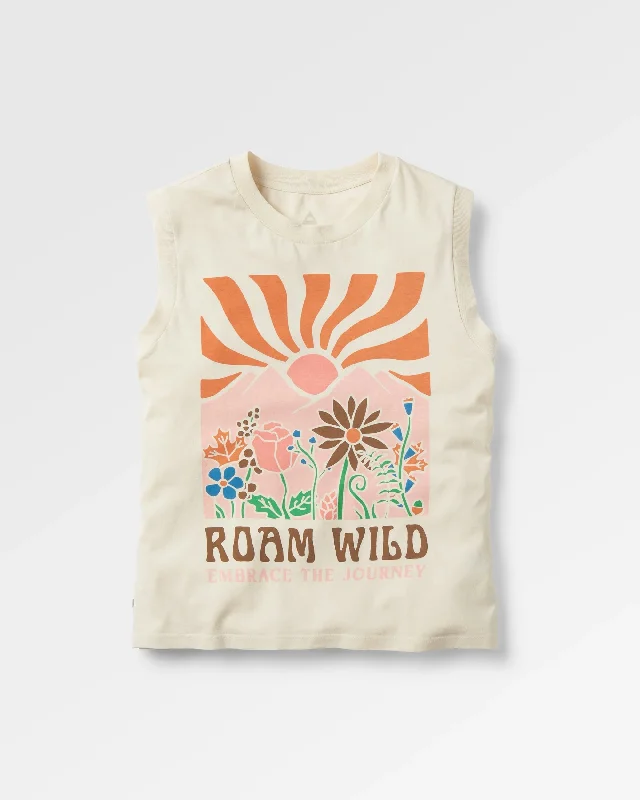 Roam Wild Recycled Cotton Vest - Birch