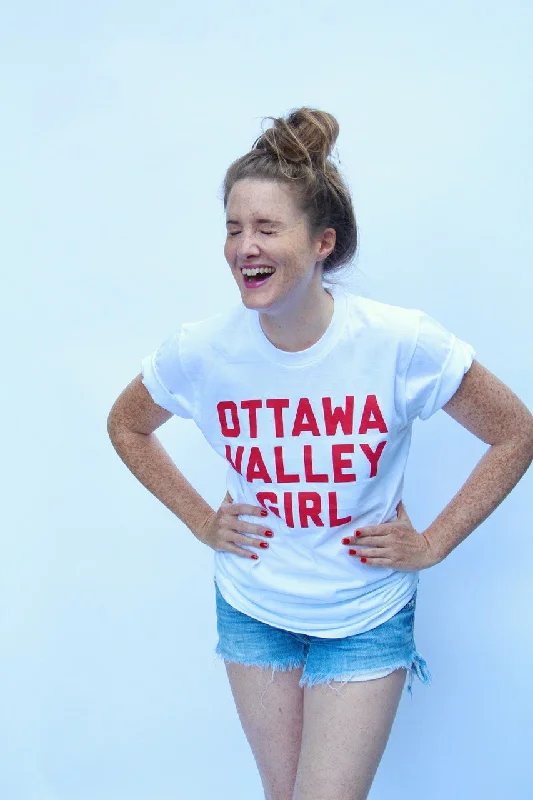 Sainte-Cecile Ottawa Valley Girl T-Shirt (White)