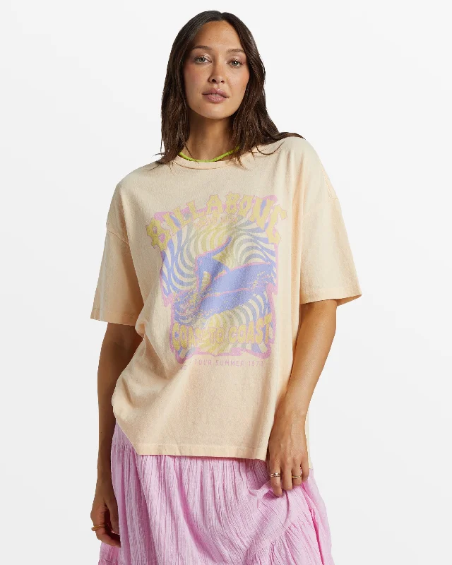 Since 73 Oversized T-Shirt - Peach Whip