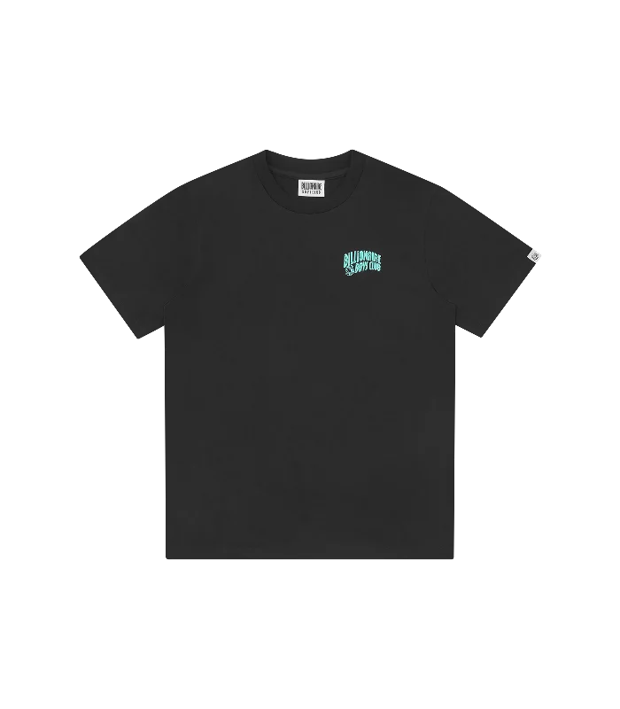 SMALL ARCH LOGO T-SHIRT - BLACK/GREEN LOGO