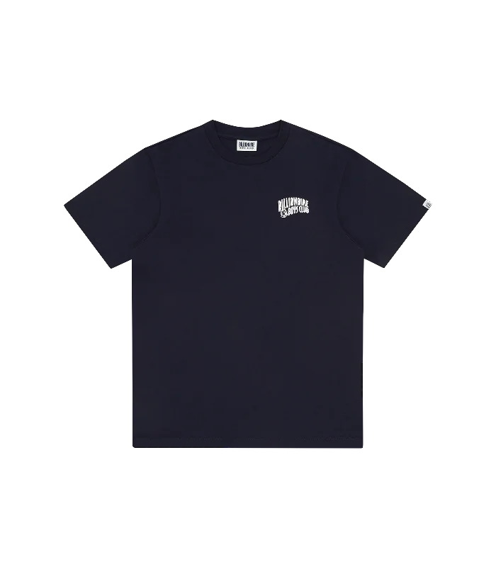 SMALL ARCH LOGO T-SHIRT - NAVY/WHITE LOGO