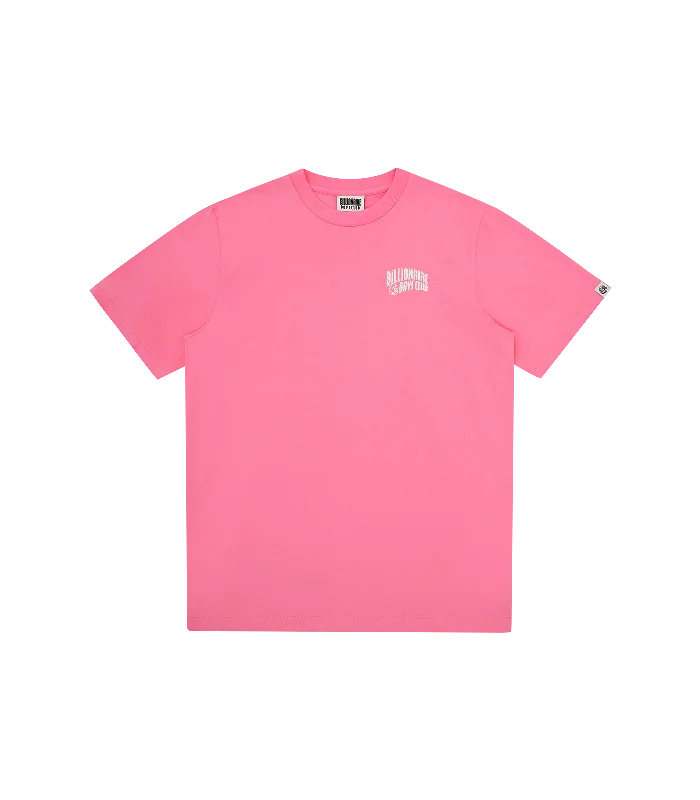 SMALL ARCH LOGO T-SHIRT - PINK/WHITE LOGO