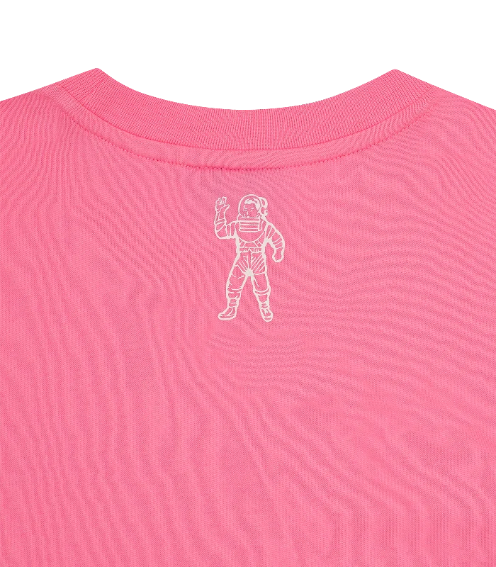 SMALL ARCH LOGO T-SHIRT - PINK/WHITE LOGO