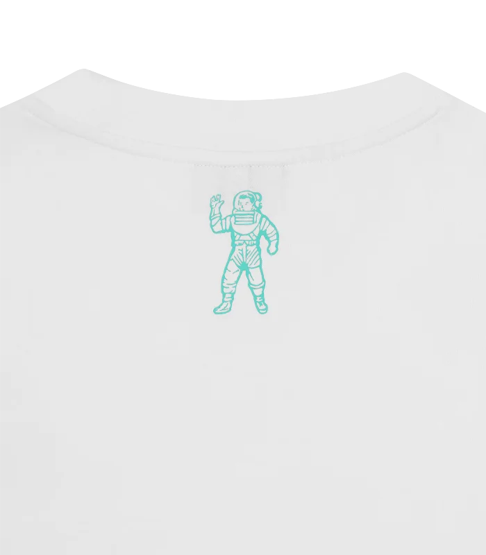 SMALL ARCH LOGO T-SHIRT - WHITE/GREEN LOGO