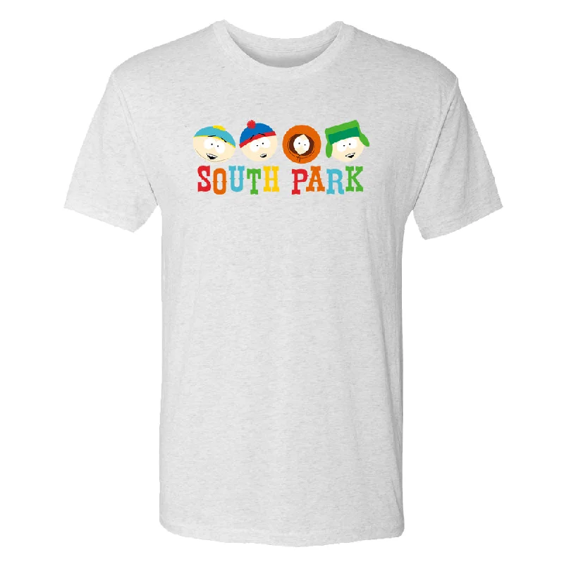 South Park Heads Men's Tri-Blend T-Shirt