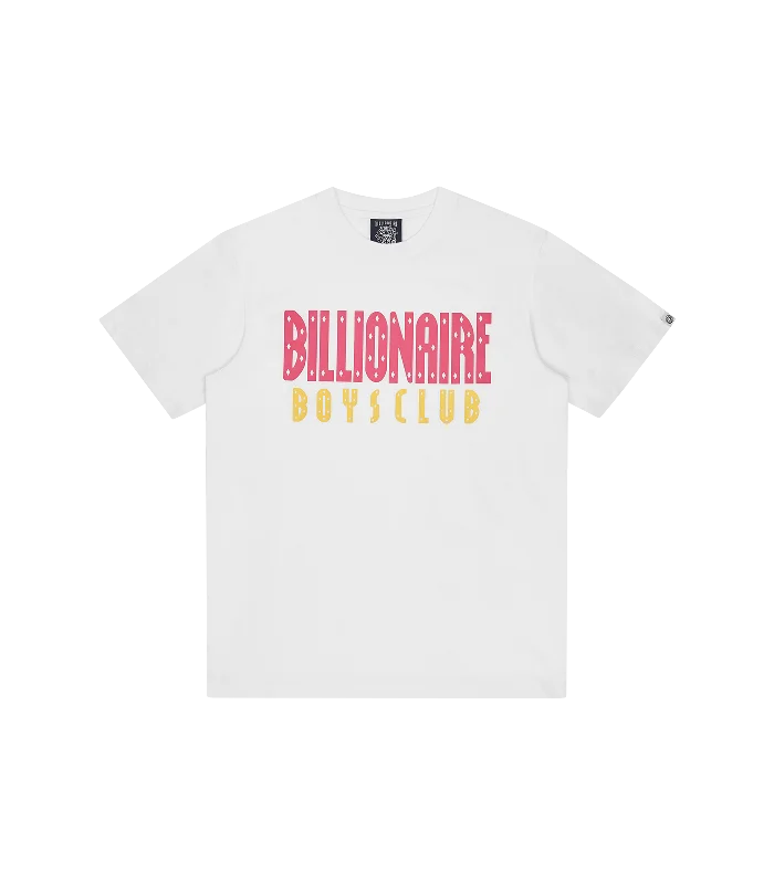 STRAIGHT LOGO T-SHIRT - WHITE