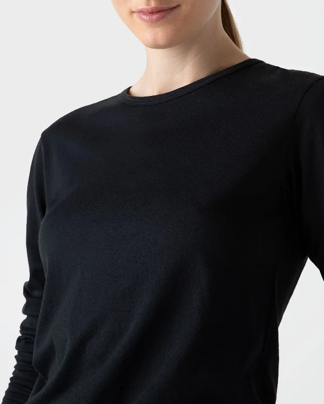 L/S CLASSIC CREW NECK T-SHIRT / BLACK