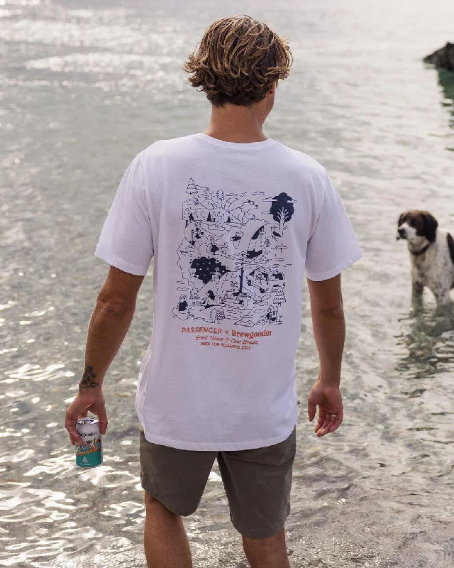 Brews & Views T-Shirt Passenger X Brewgooder - White