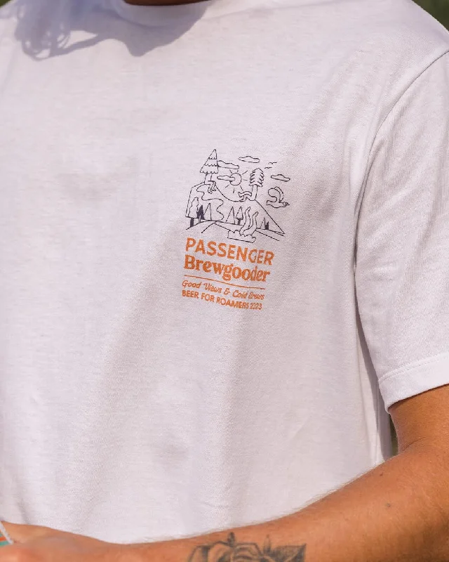 Brews & Views T-Shirt Passenger X Brewgooder - White