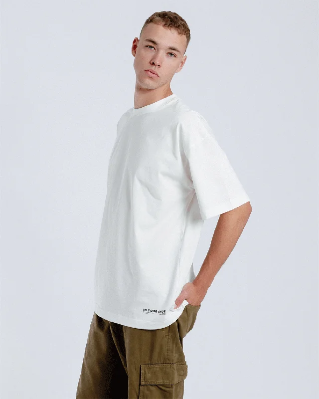 White Basic Oversized Tee