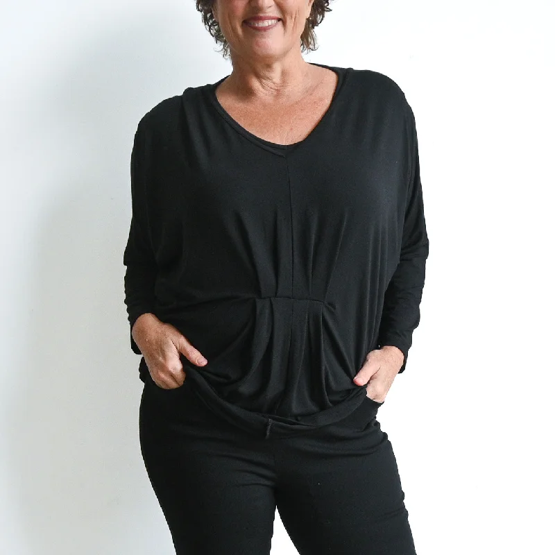 Zenith Bamboo Tunic Top by KOBOMO